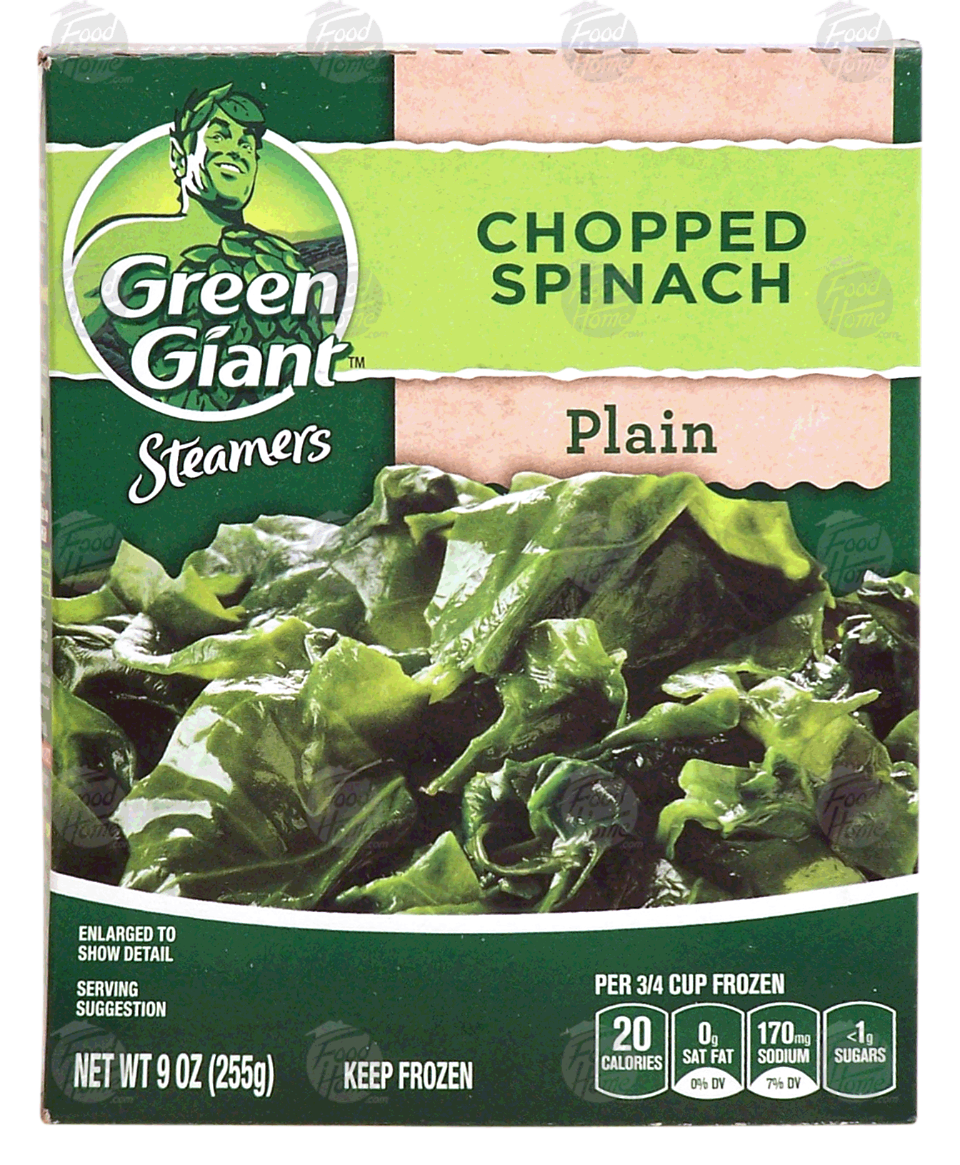 Product Infomation for Green Giant Steamers