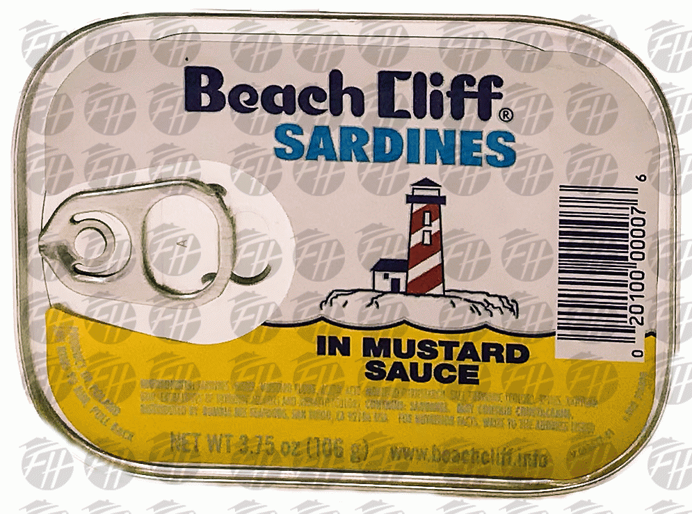 Product Infomation for Beach Cliff sardines in