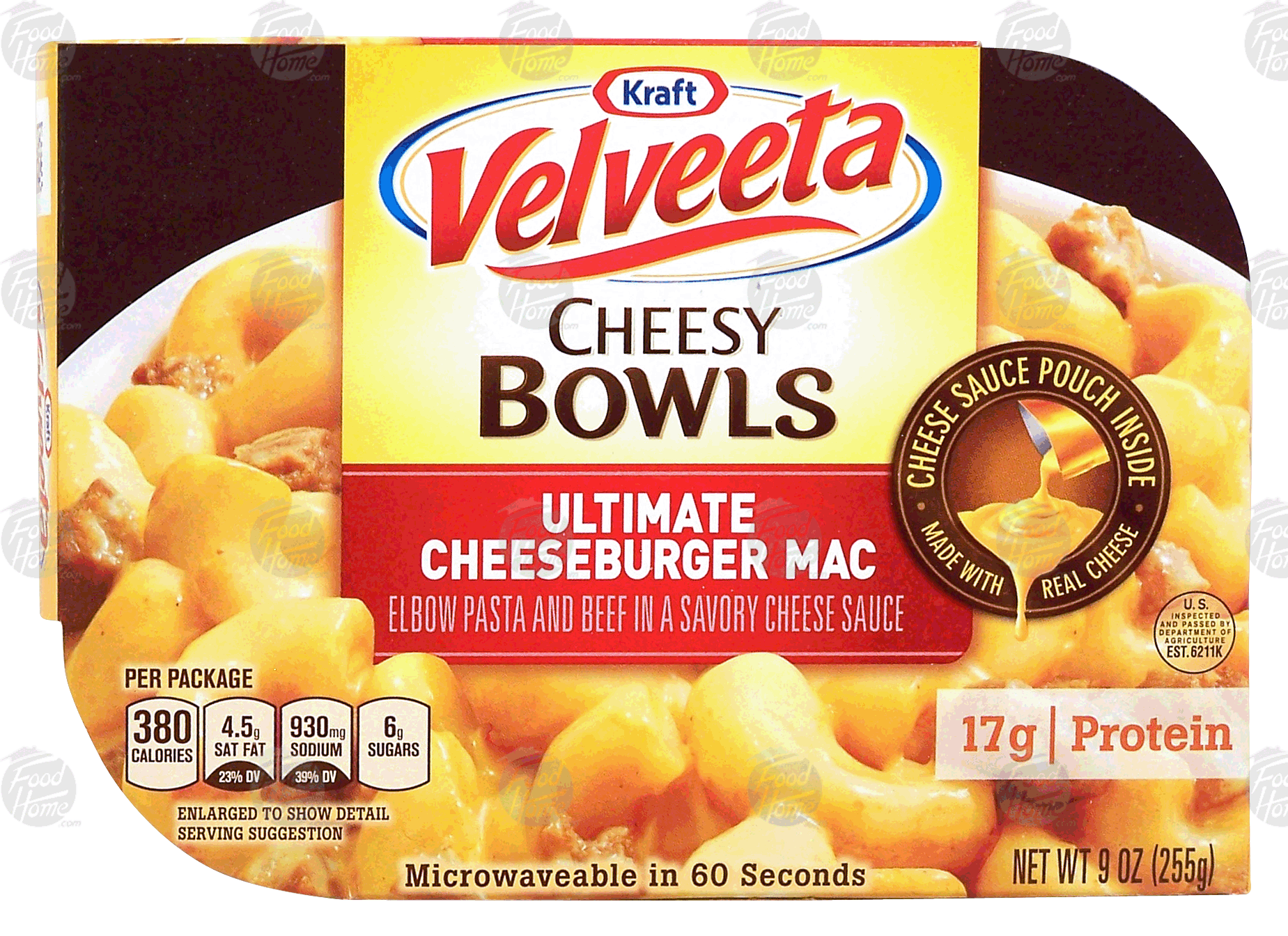 Product Infomation for Kraft Velveeta Cheesy