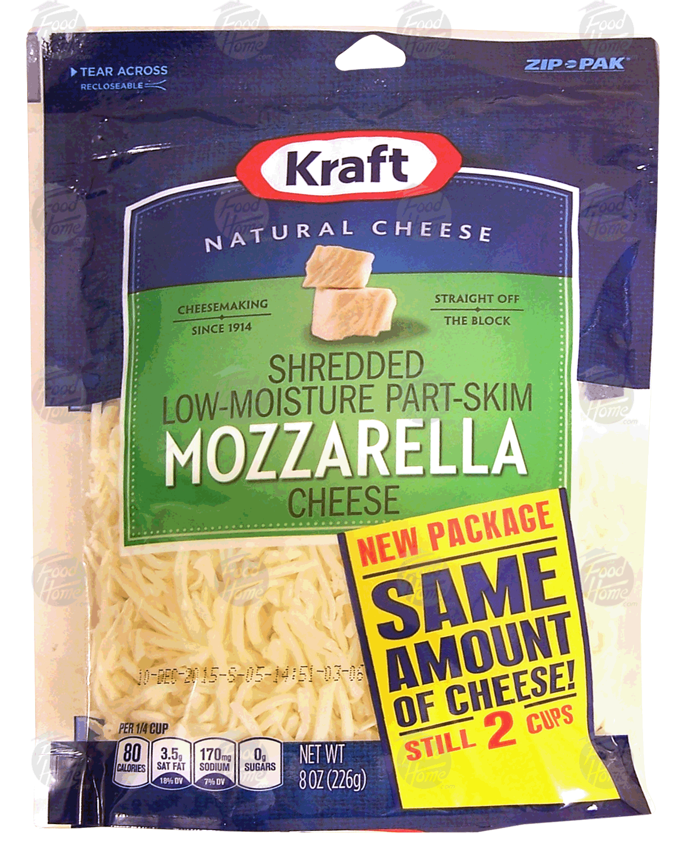 Product Infomation for Kraft Natural Cheese