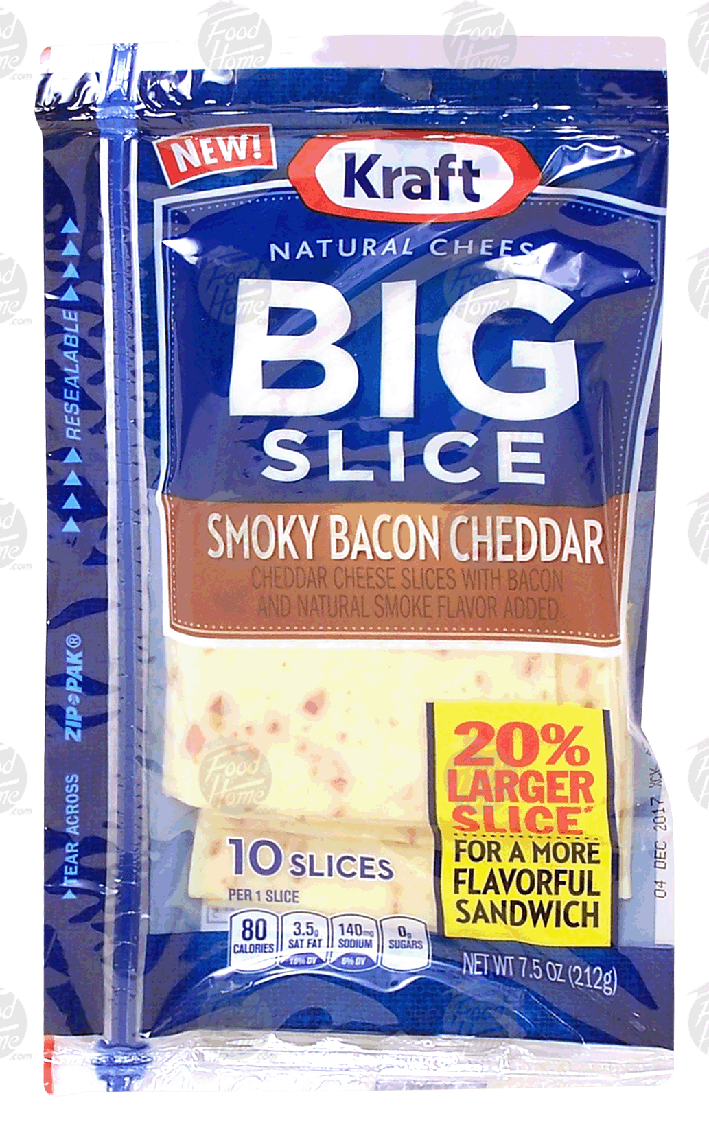 Product Infomation for Kraft Big Slice smoky