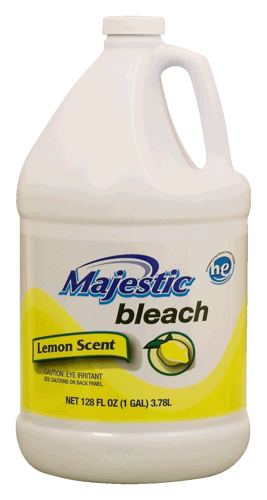 Product Infomation for Majestic bleach, lemon scent, formulated for high