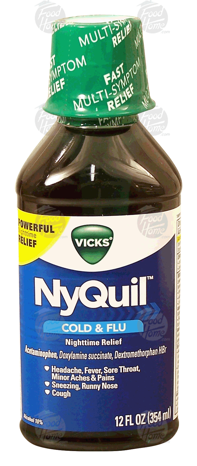 Product Infomation for Vicks NyQuil cold & flu