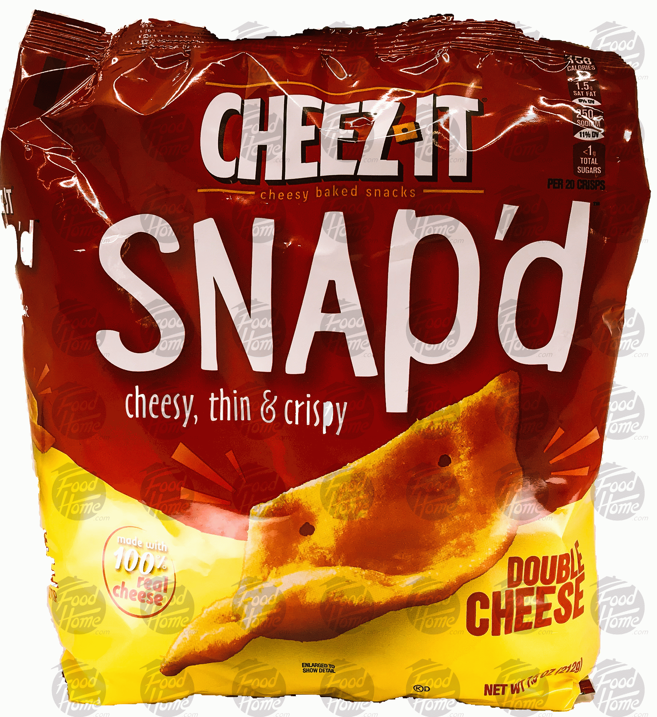Product Infomation for Cheezit Snap'd double