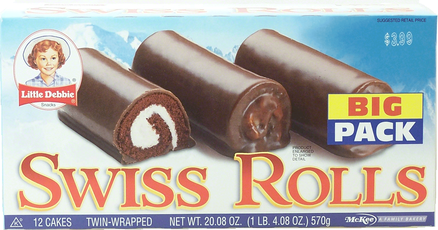 Product Infomation for Little Debbie Swiss Rolls