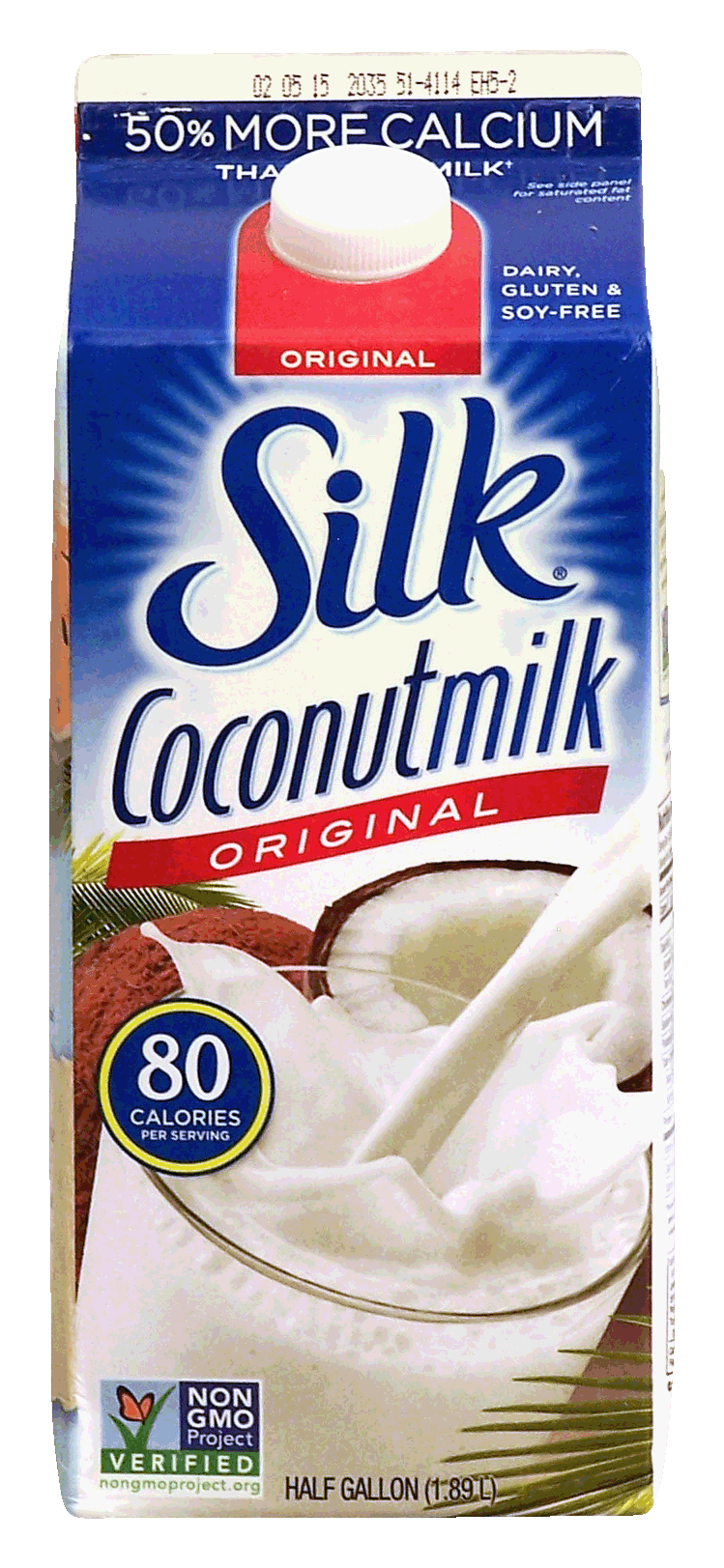 Product Infomation for Silk original coconut milk, dairy, gluten & soy