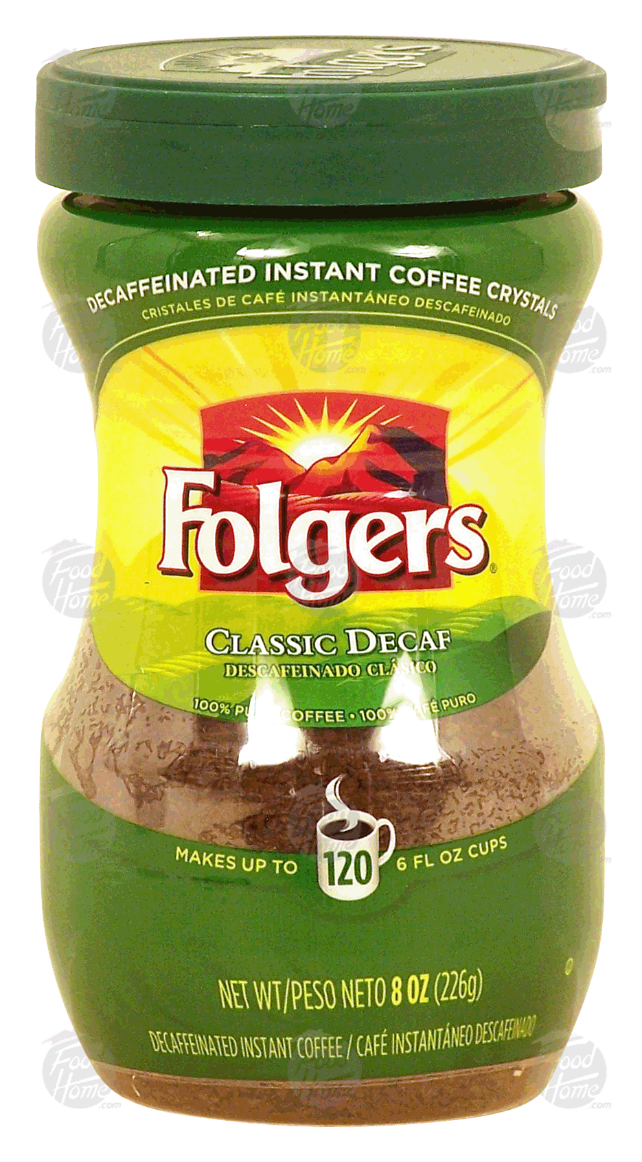 Product Infomation for Folgers instant coffee