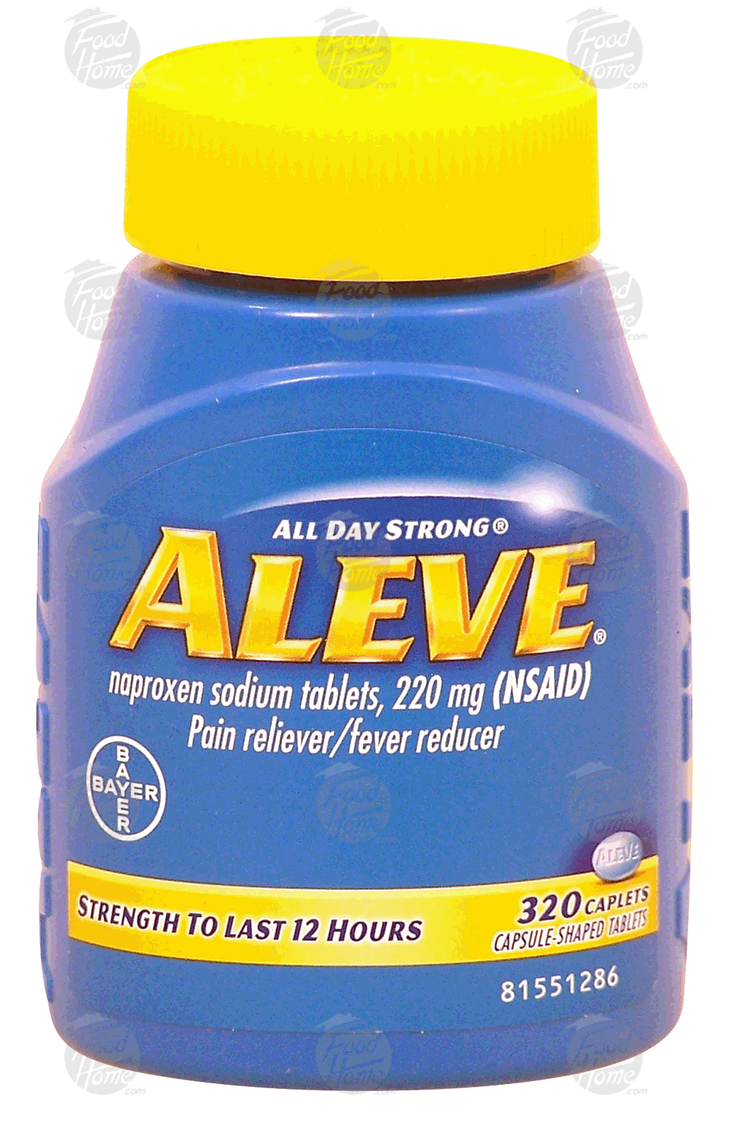 Product Infomation for Aleve naproxen sodium