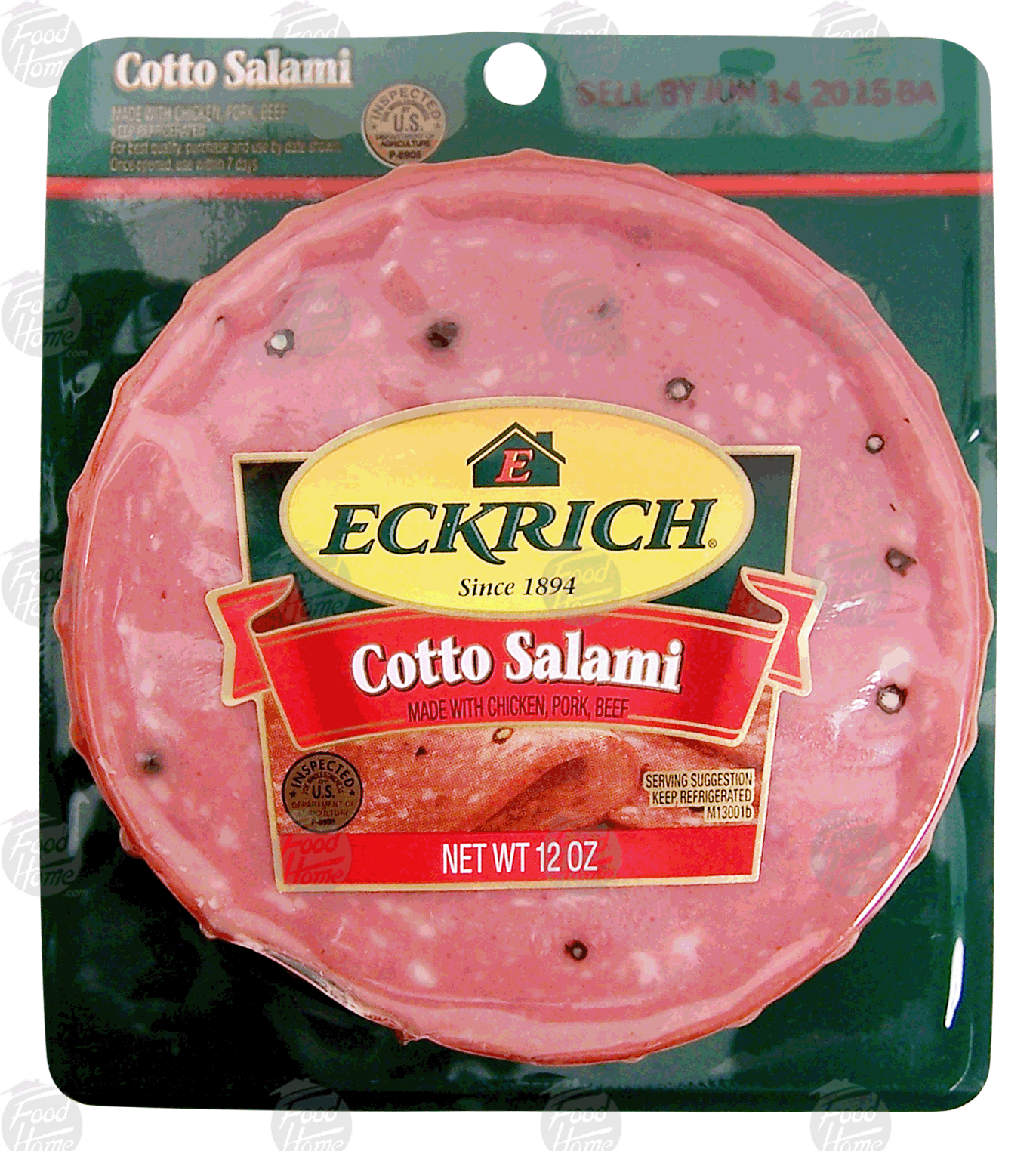 Product Infomation for Eckrich cotto salami