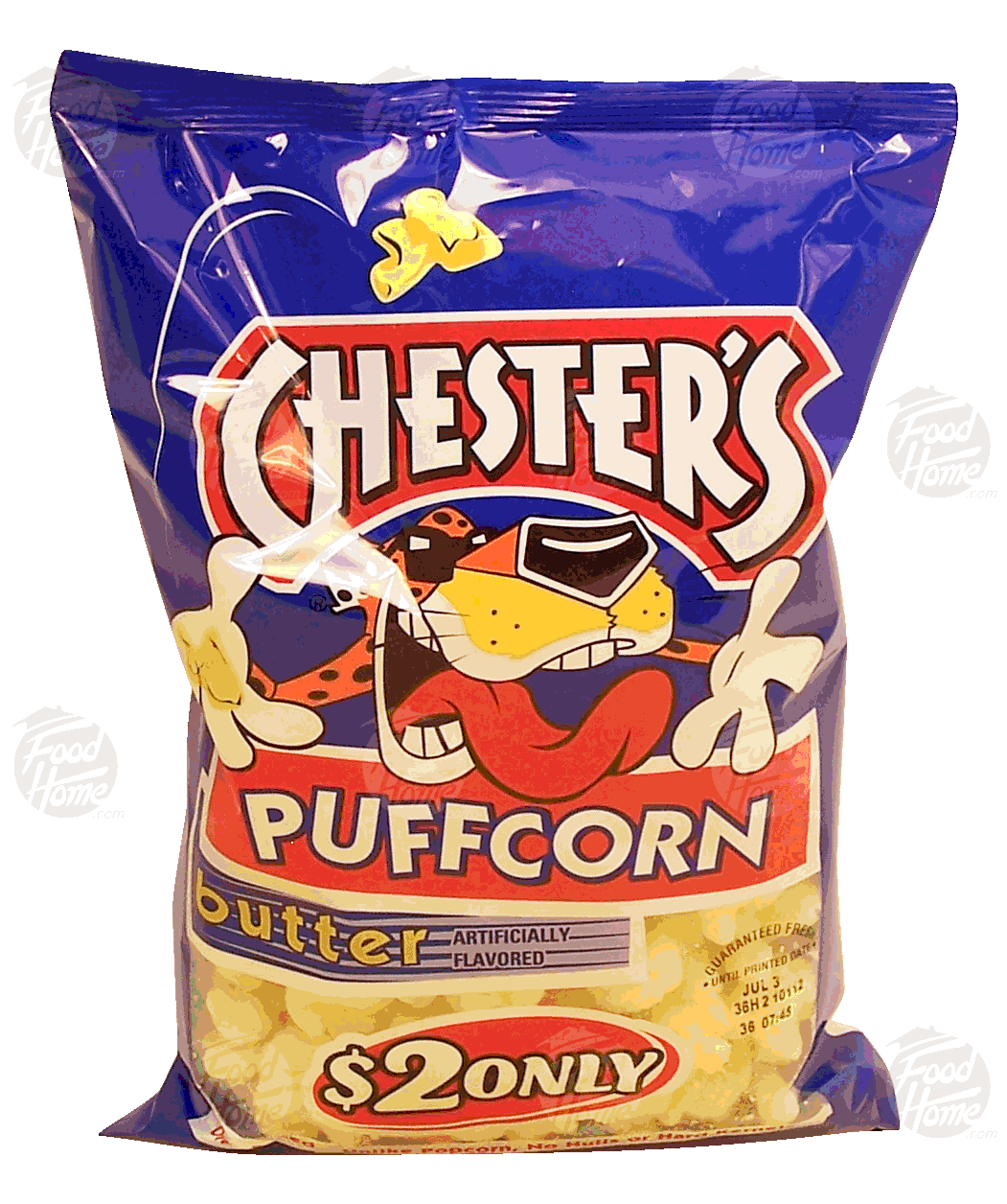 Product Infomation for Chester's Puff Corn butter