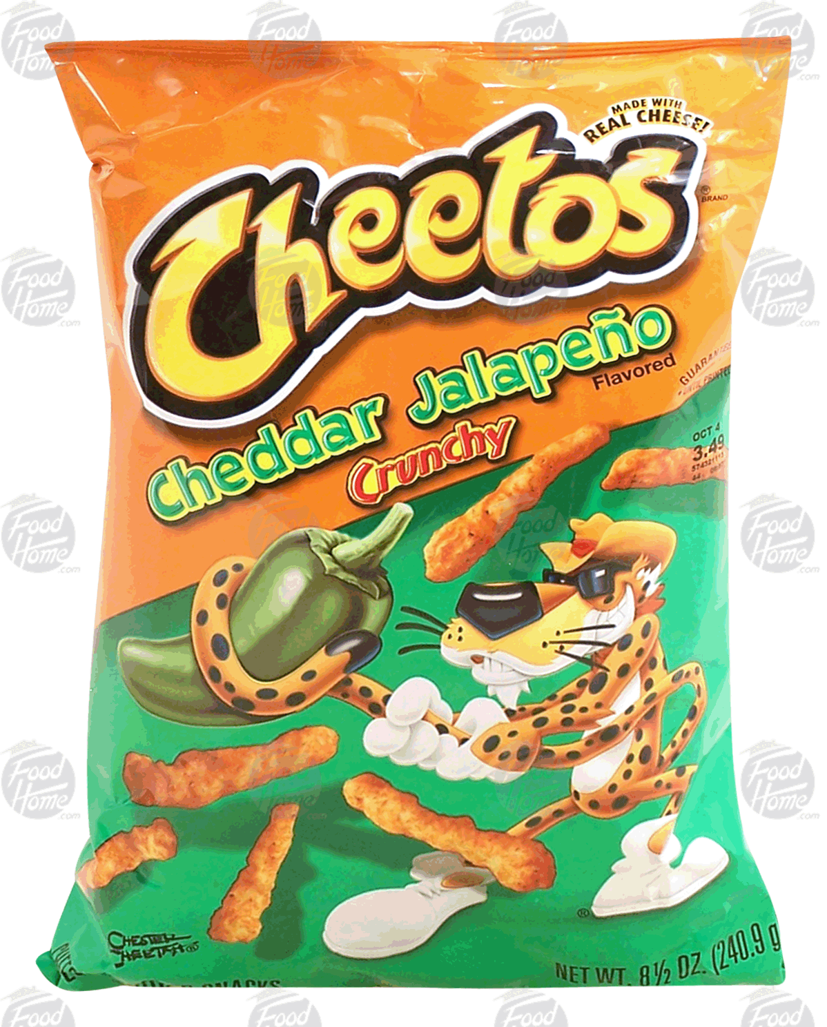 Product Infomation for Cheetos cheddar jalapeno
