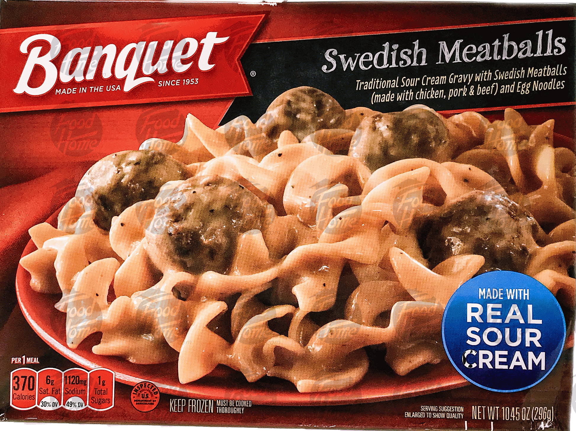 Product Infomation for Banquet swedish meatballs