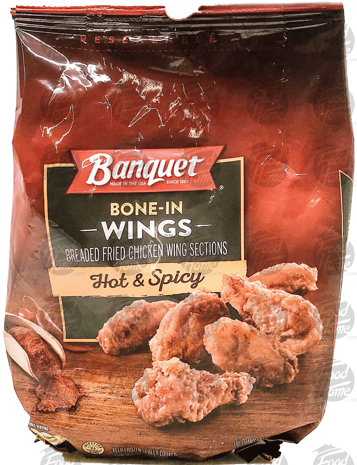 Product Infomation for Banquet hot & spicy bonein wings" 3100011478