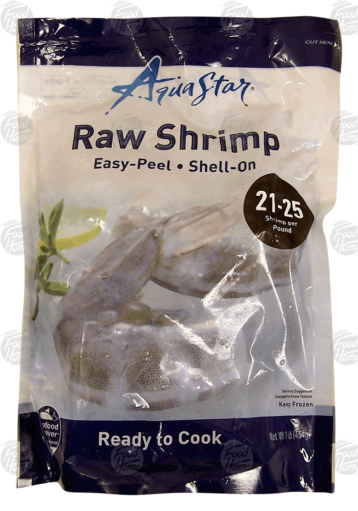 Product Infomation for Aqua Star raw shrimp, easy