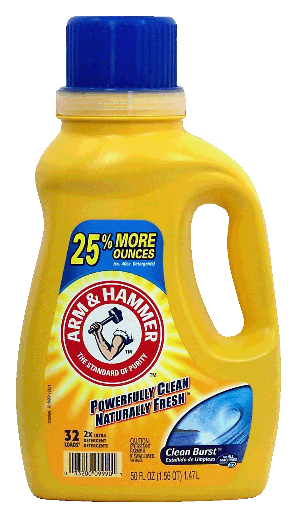 Product Infomation for Arm & Hammer 2x ultra liquid detergent, for all