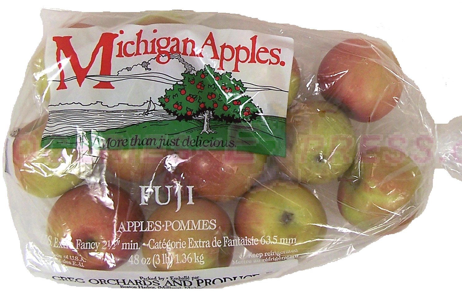Product Infomation for Michigan Apples Fuji ApplesPommes, U.S. Extra