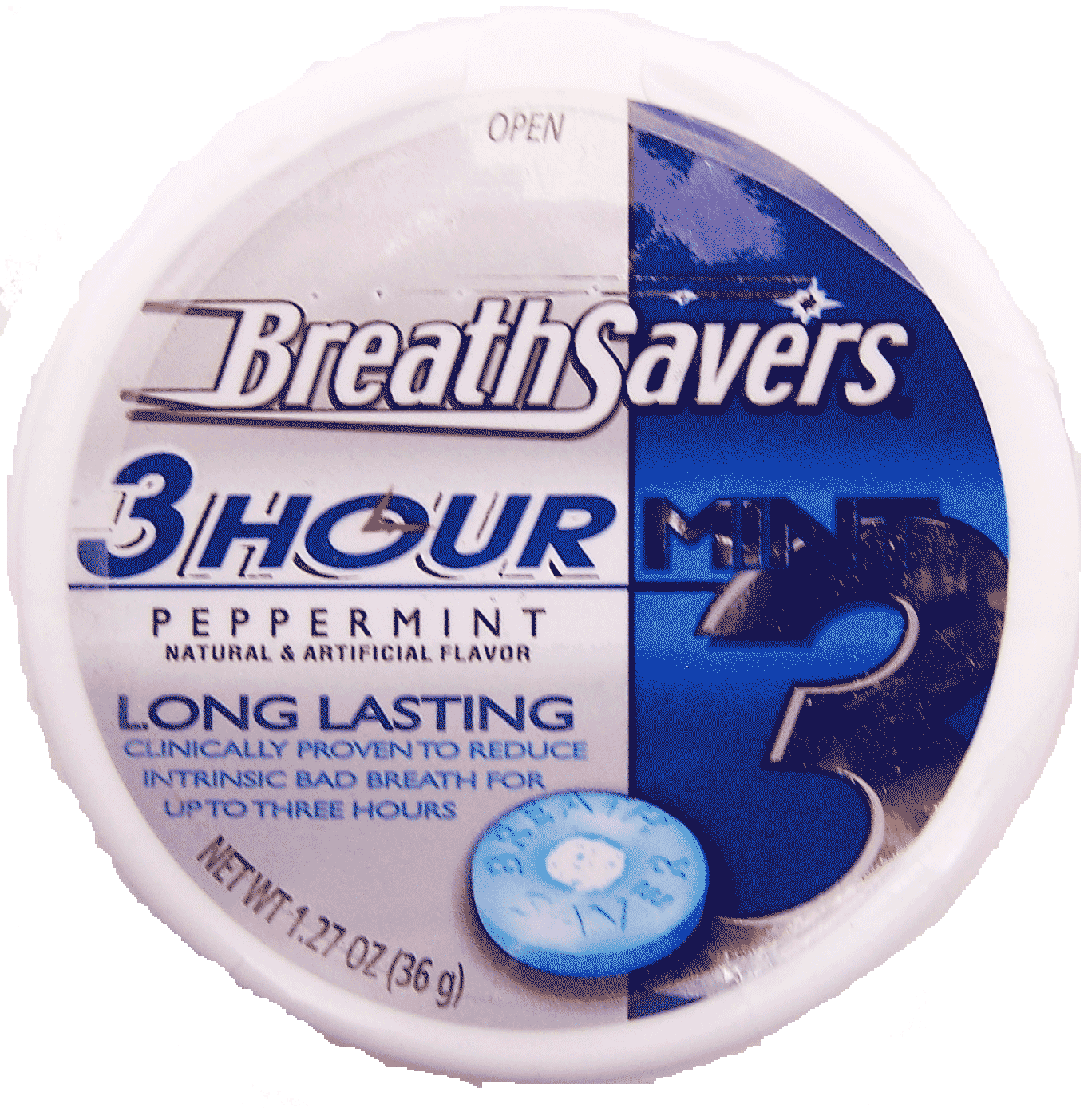 Product Infomation for Breath Savers 3 Hour Mint