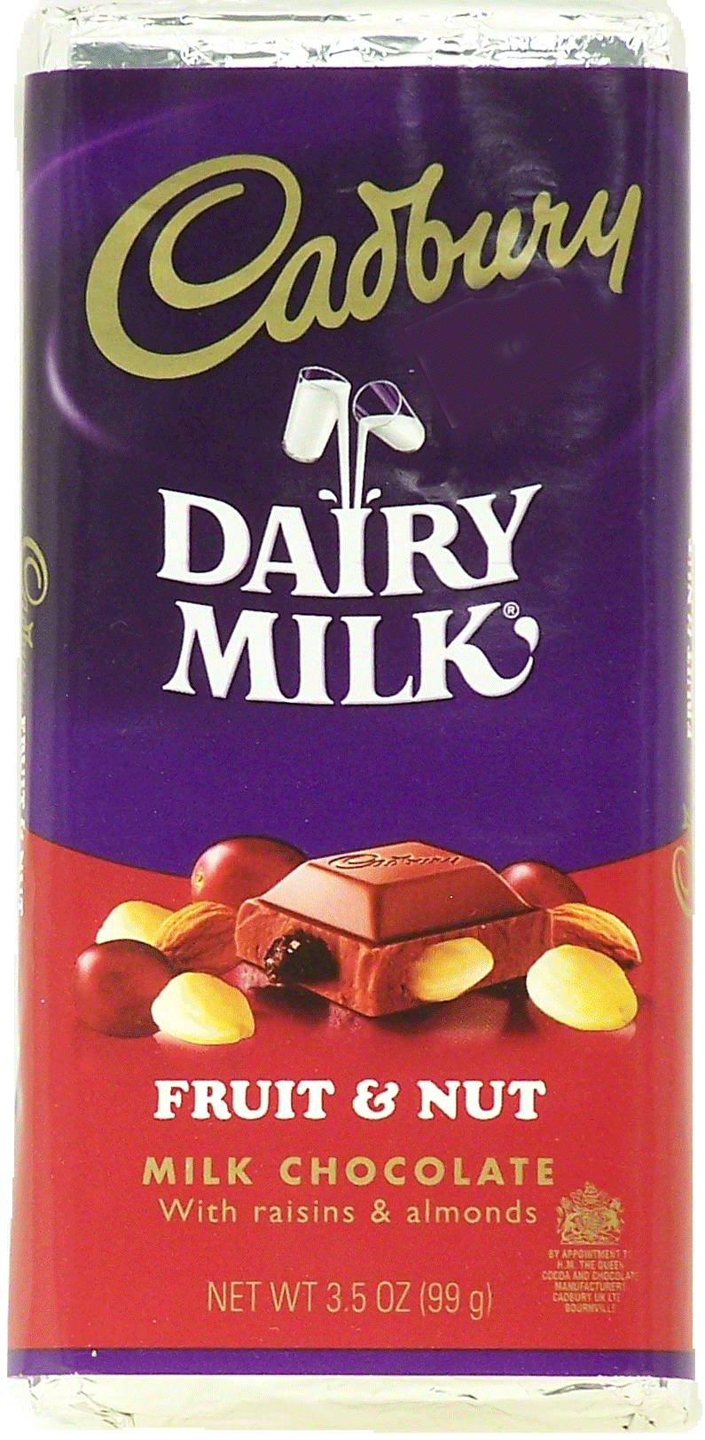 Product Infomation for Cadbury Dairy Milk milk