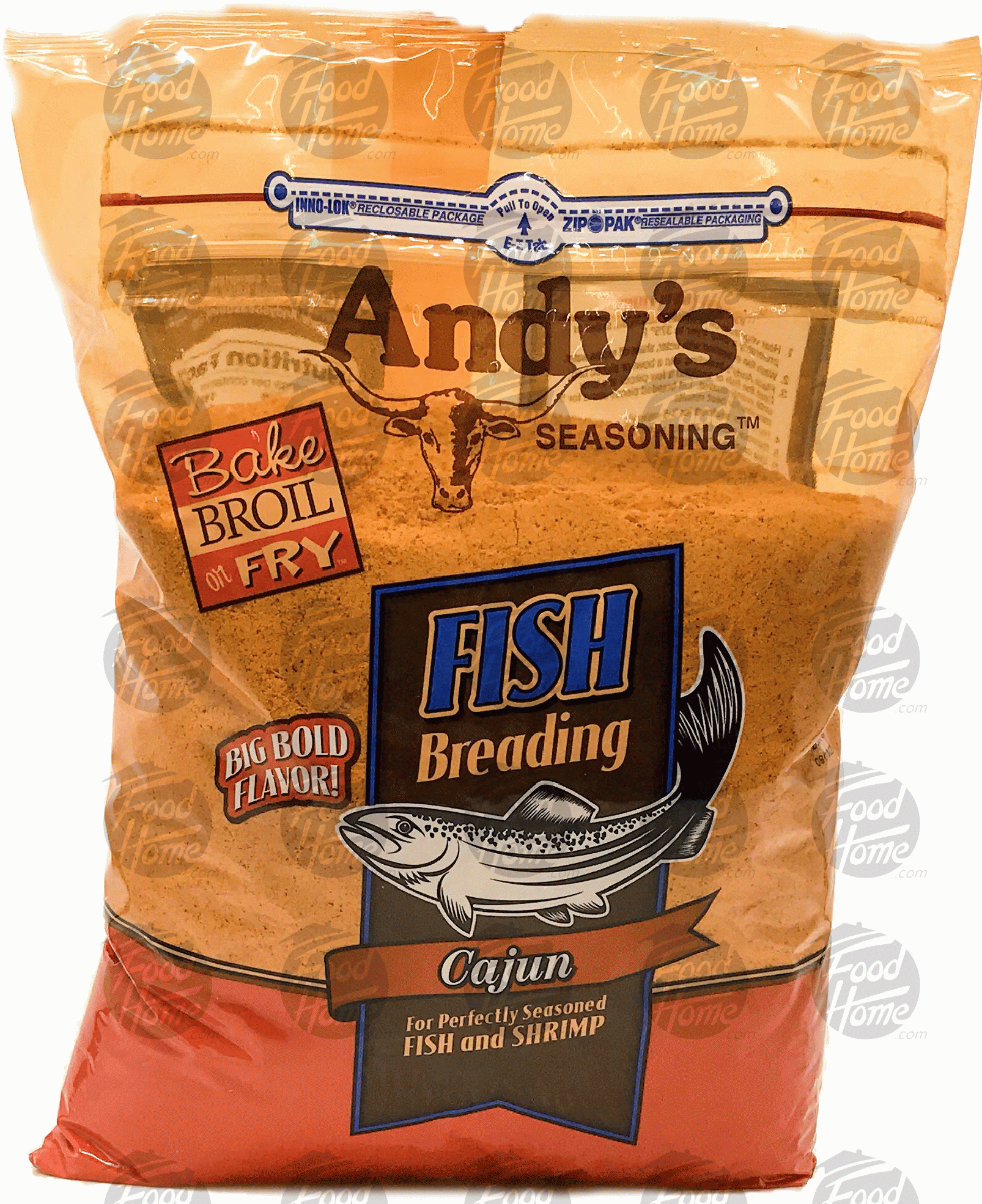 Product Infomation for Andy's cajun fish breading