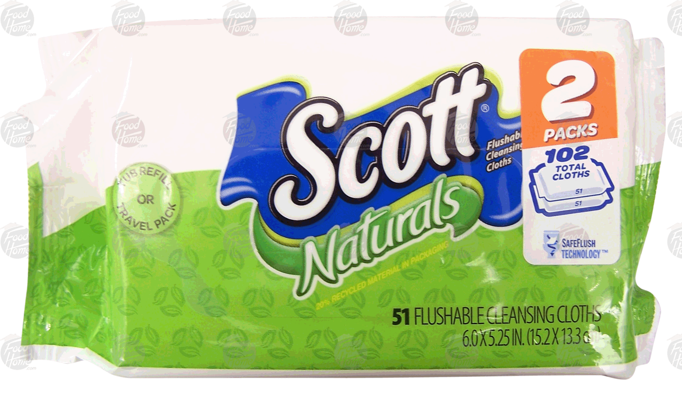 Product Infomation for Scott Naturals flushable