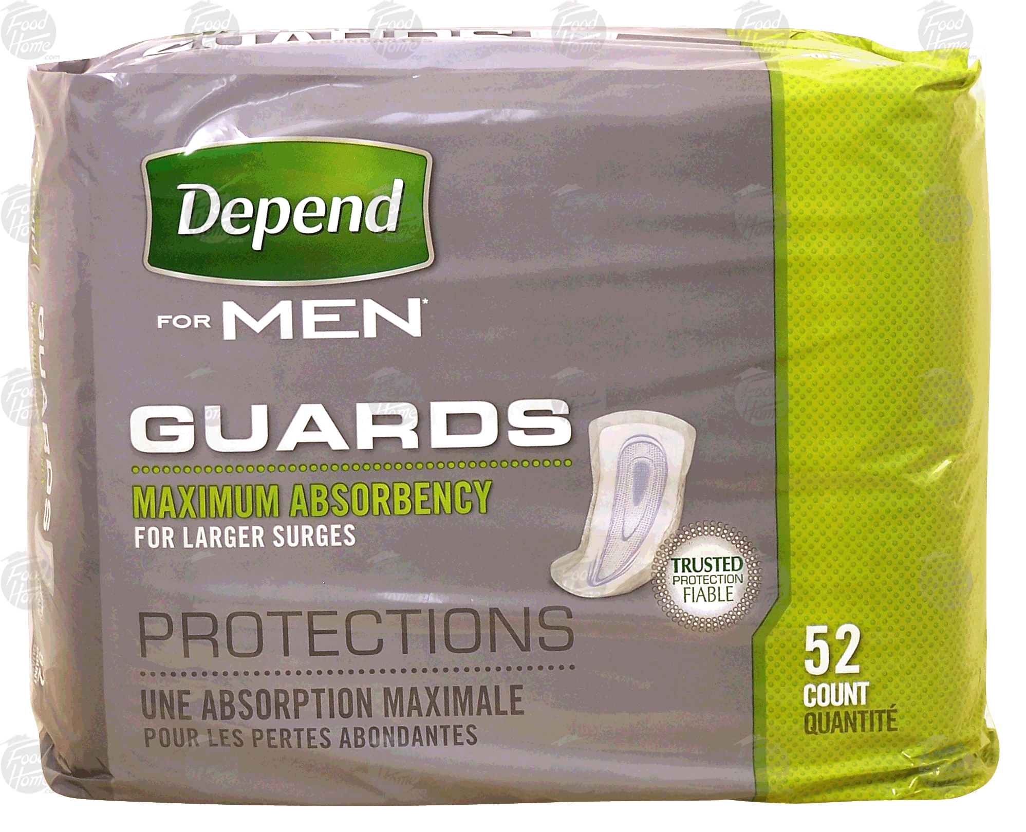 Product Infomation for Depend For Men guards