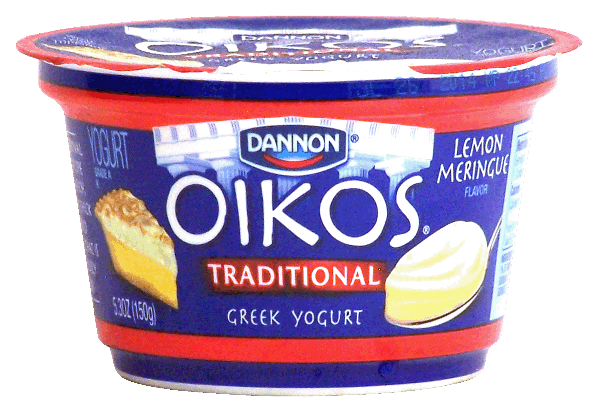 Product Infomation for Dannon Oikos traditional greek yogurt, lemon