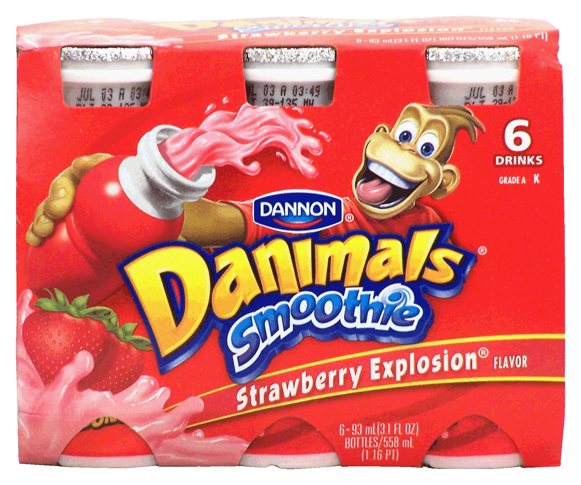 Product Infomation for Dannon Danimals smoothie