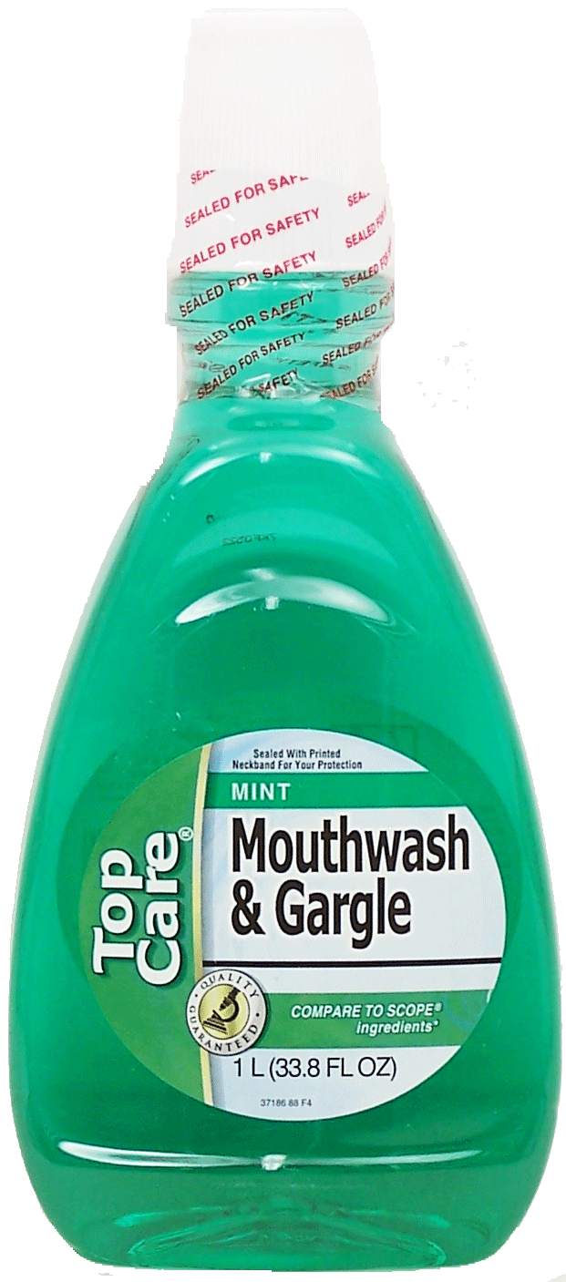 Product Infomation for Top Care mouthwash and