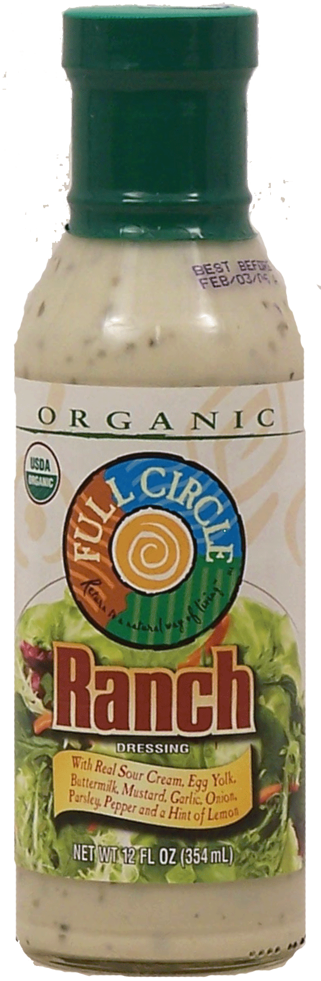 Product Infomation for Full Circle Organic ranch