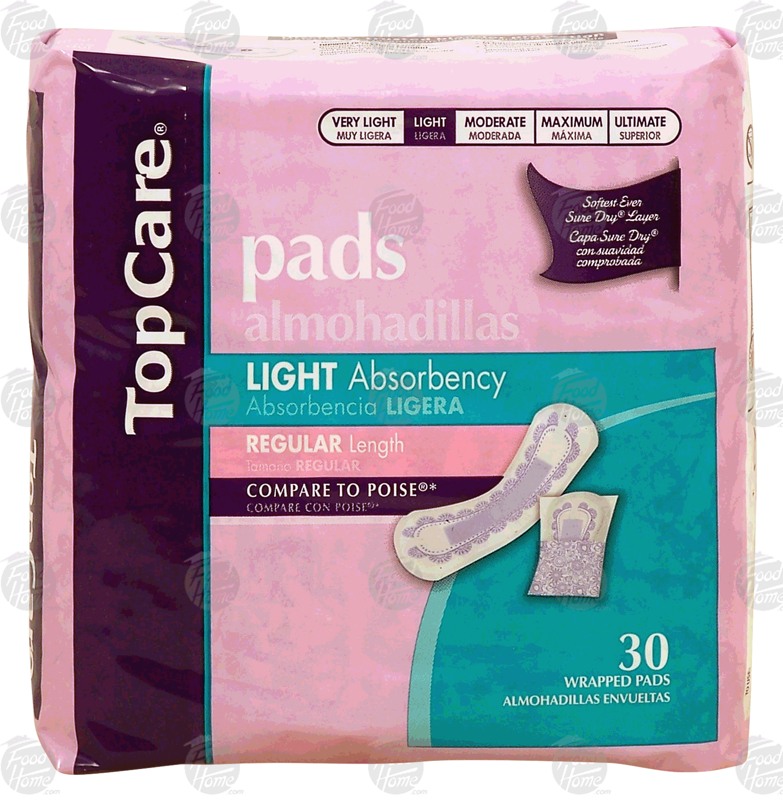 Product Infomation for Top Care pads, light