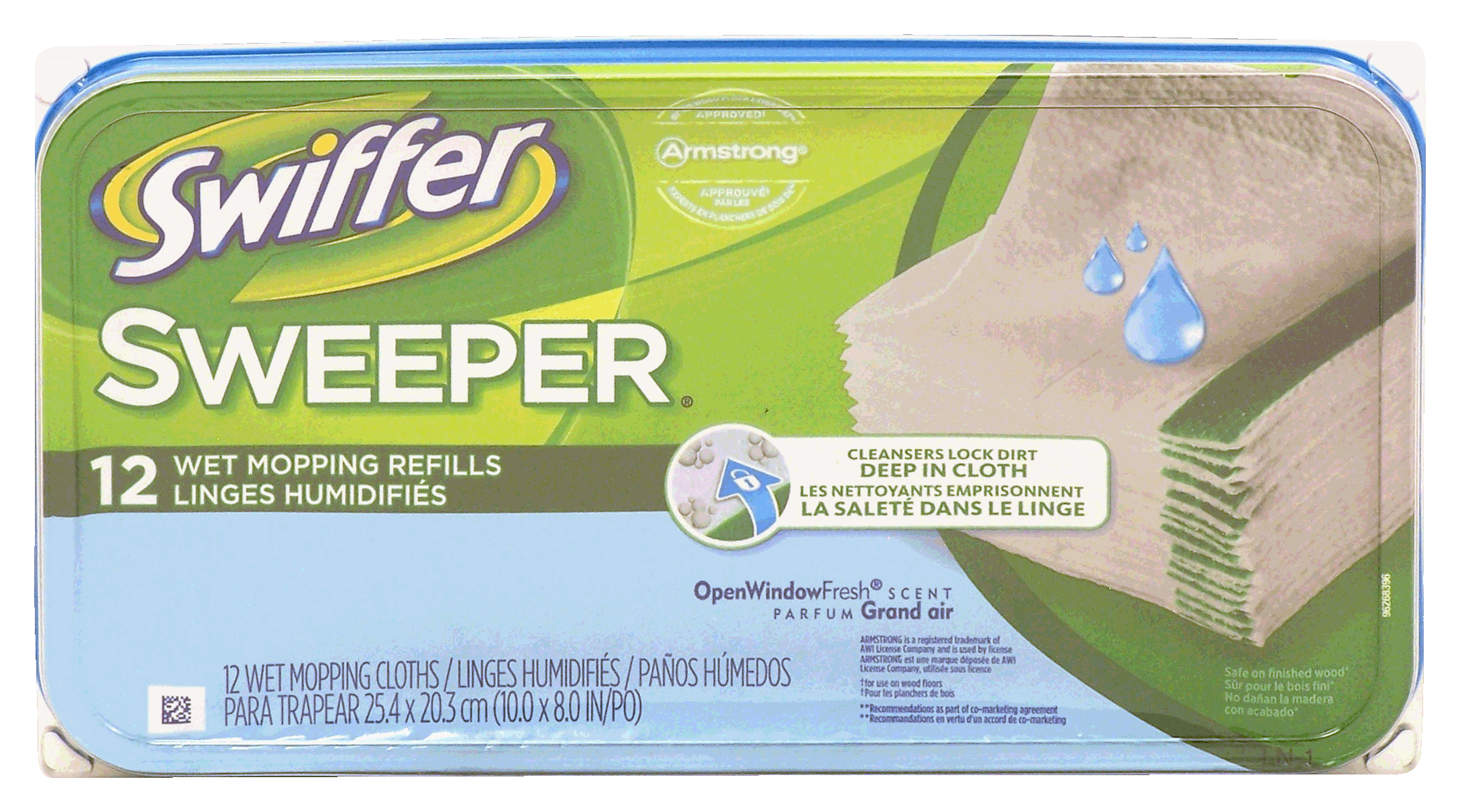 sweeper wet mopping cloths