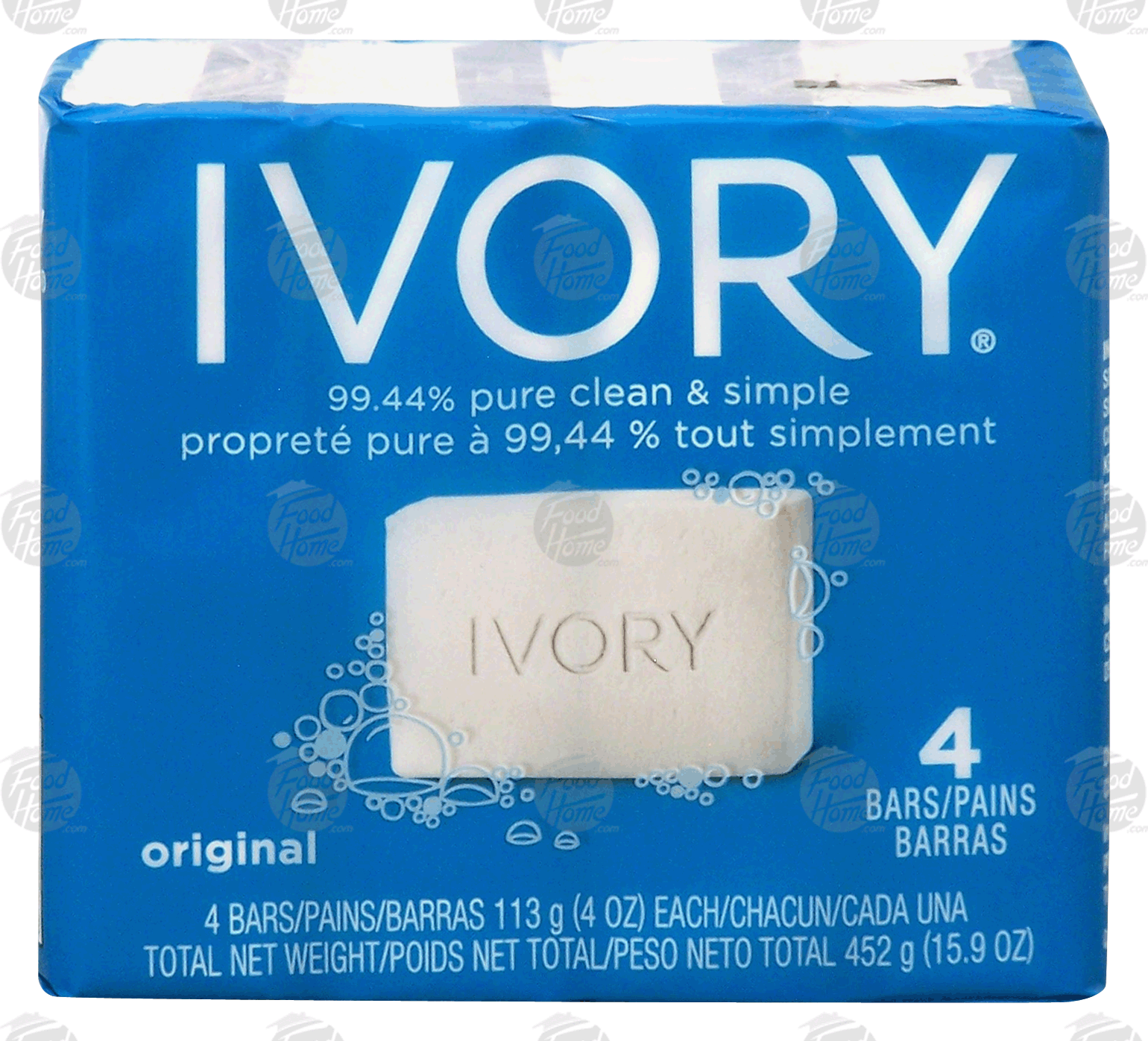 Product Infomation for Ivory original, soap bars