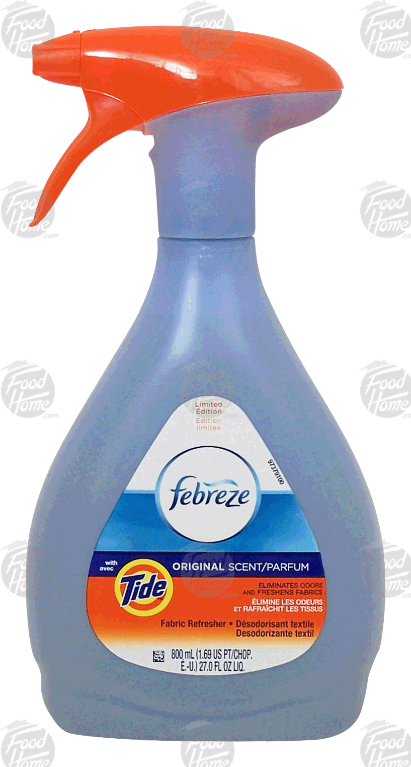 Product Infomation for Febreze fabric refresher