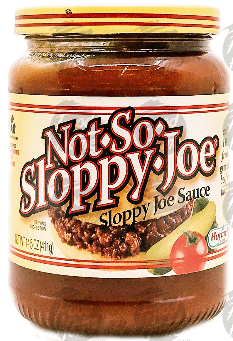 Product Infomation for Hormel Sloppy Joe Sauce