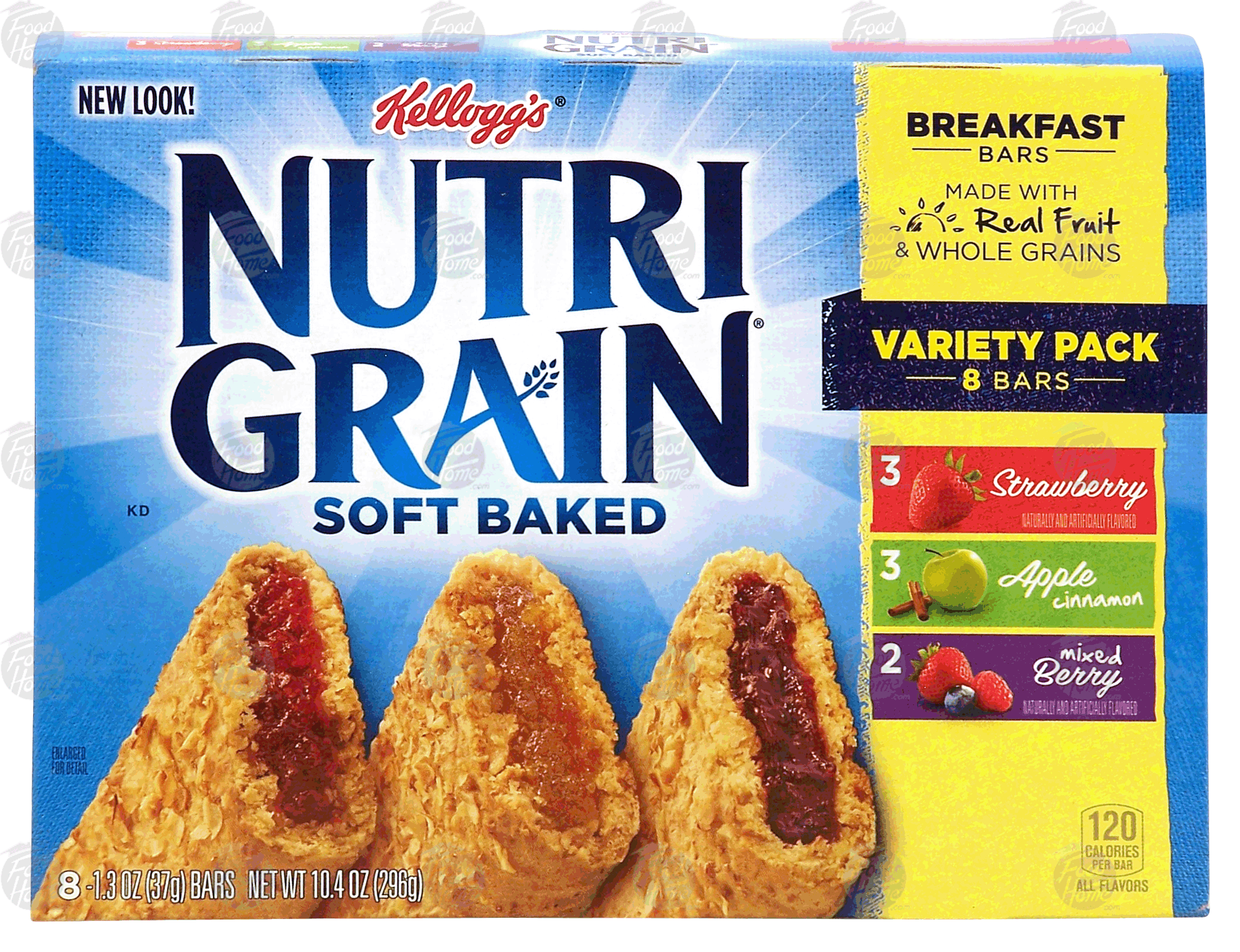 Product Infomation for Kellogg's NutriGrain soft baked breakfast bars, 3