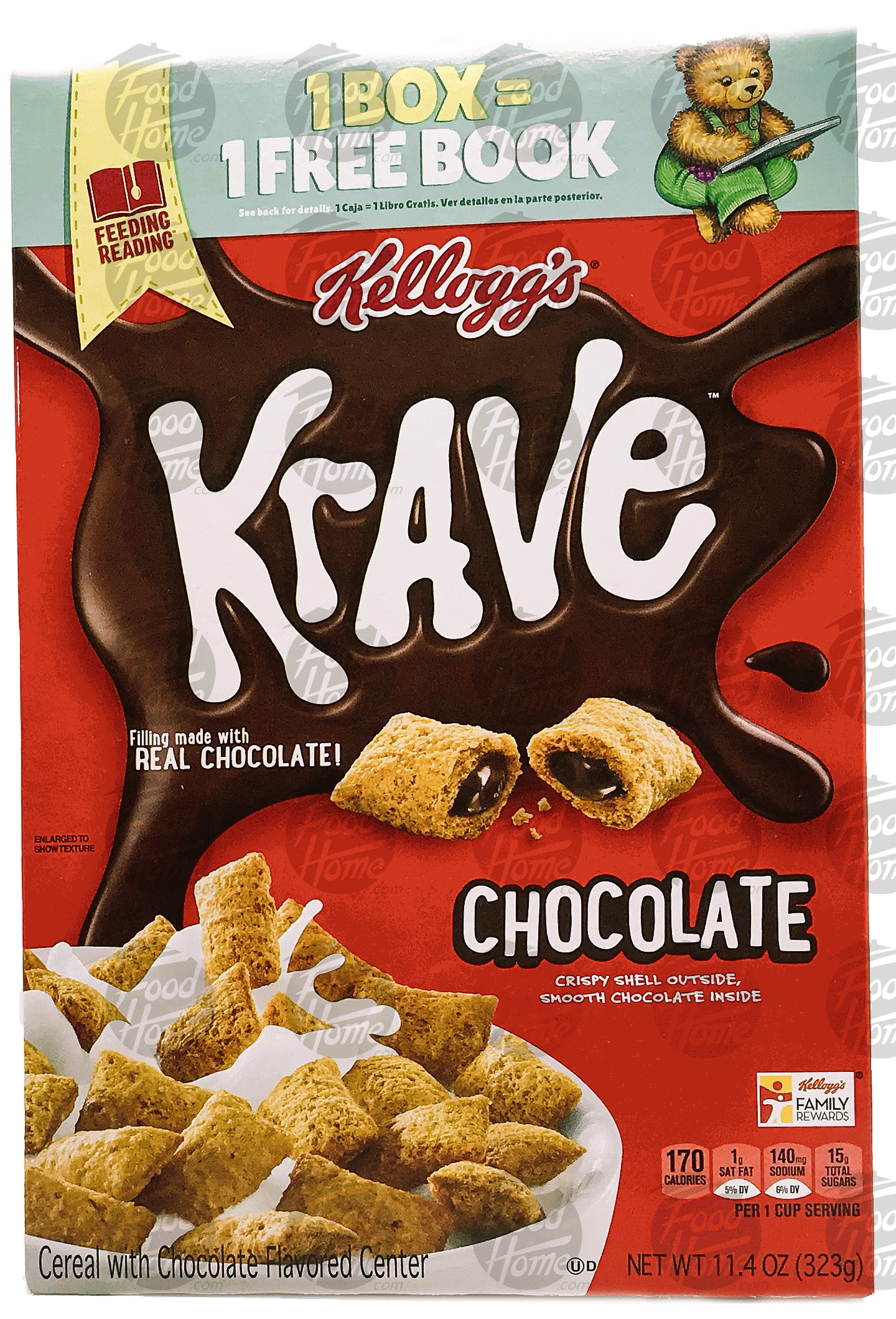 Product Infomation for Kellogg Krave cereal with