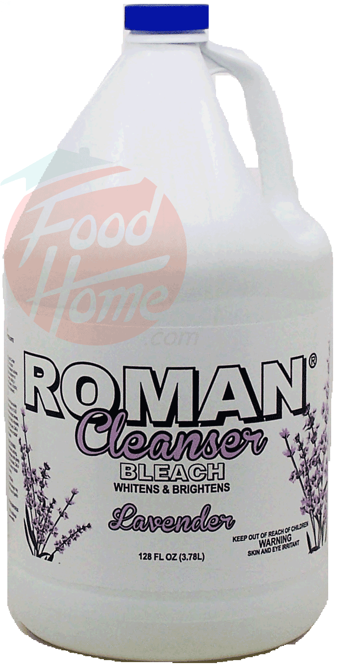 Product Infomation for Roman Cleanser bleach, lavender, whitens