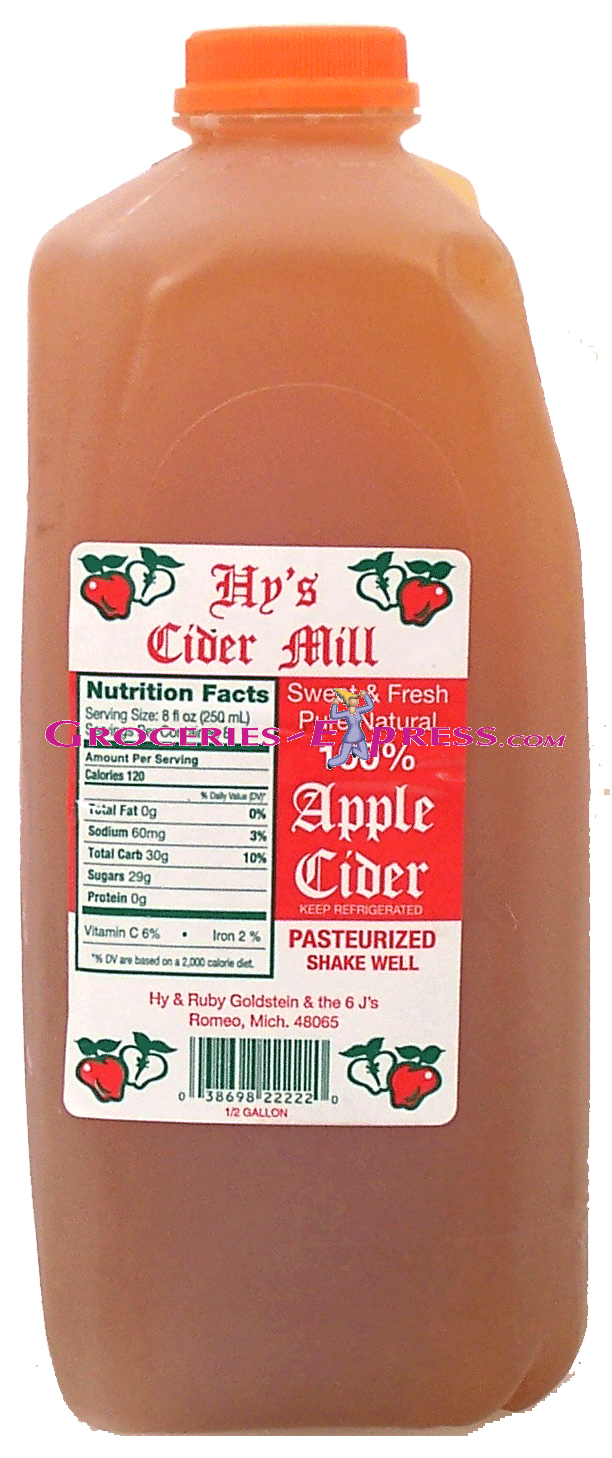 Product Infomation for Hy's Cider Mill 100 apple