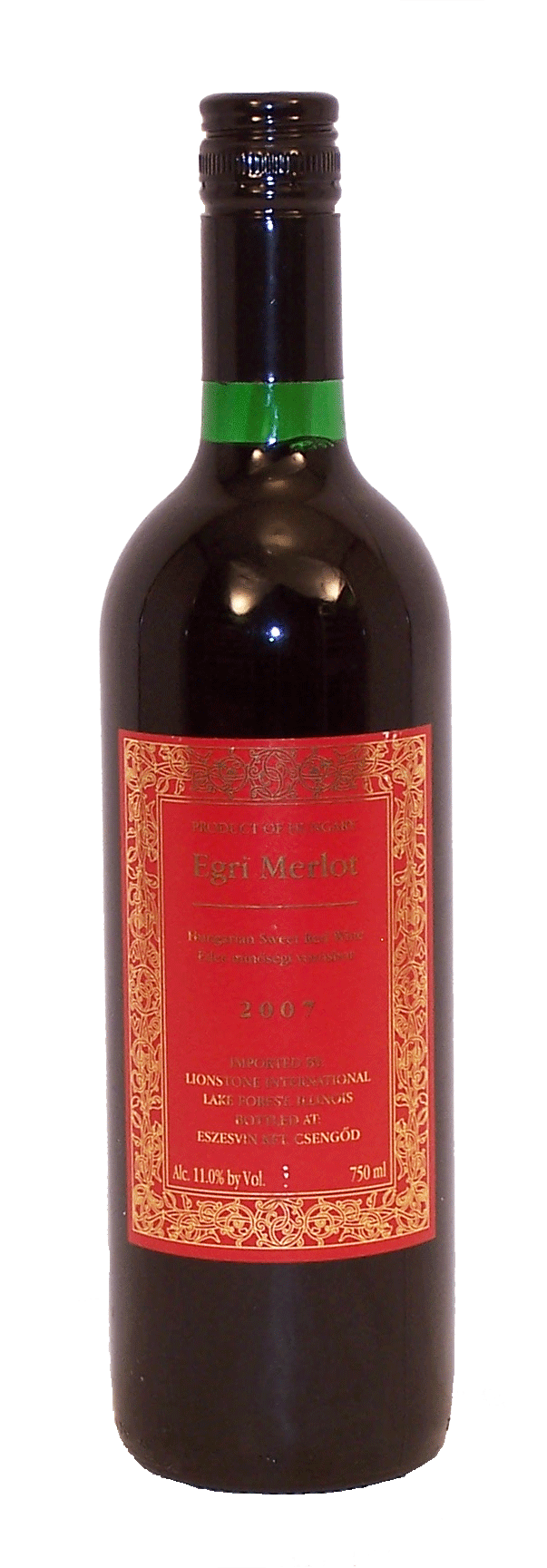 Product Infomation for Egri merlot, hungarian