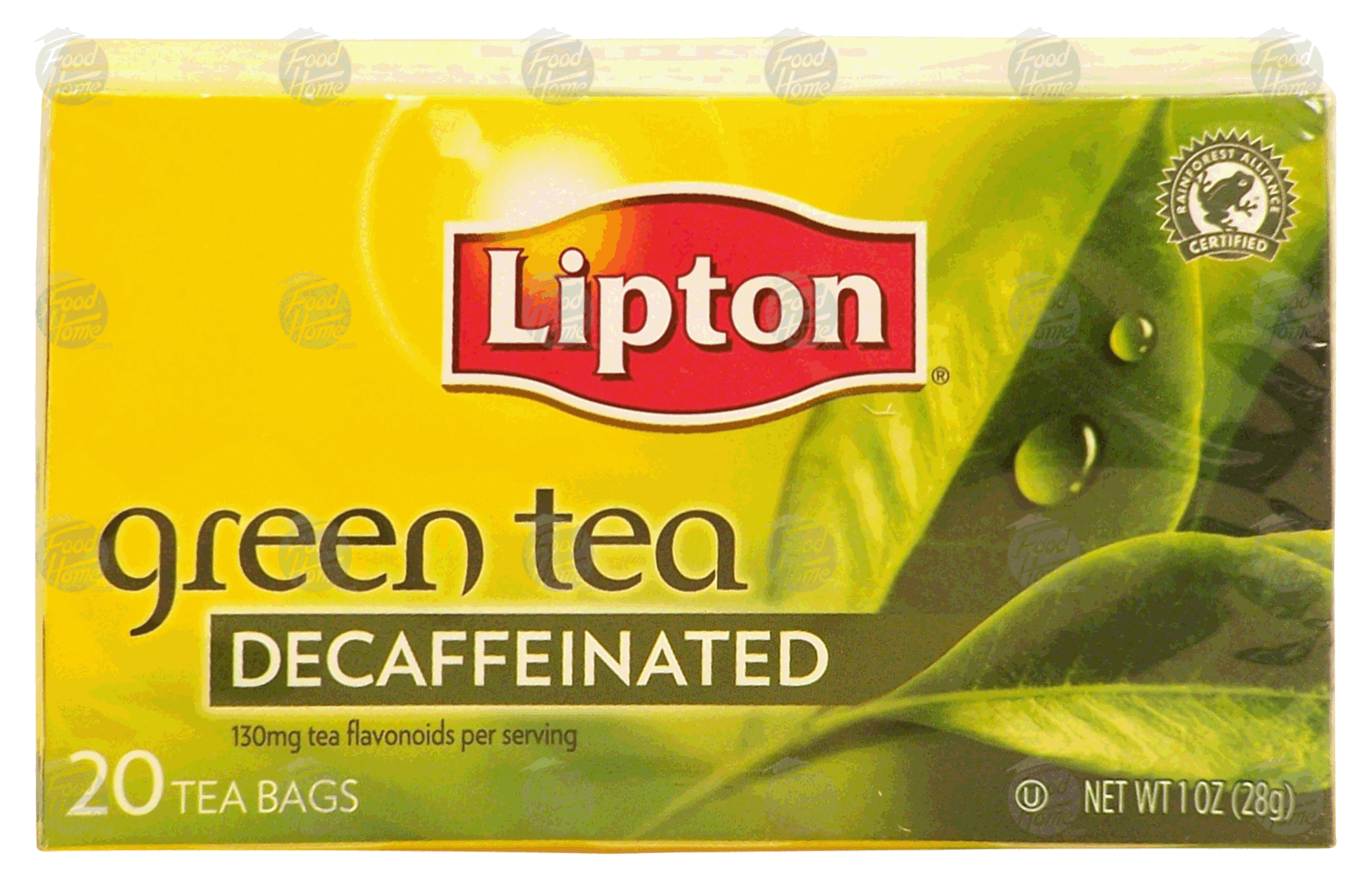 Product Infomation for Lipton Tea Bags Green Tea