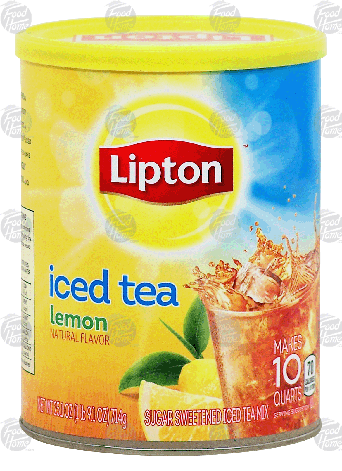 Product Infomation for Lipton sugar sweetened
