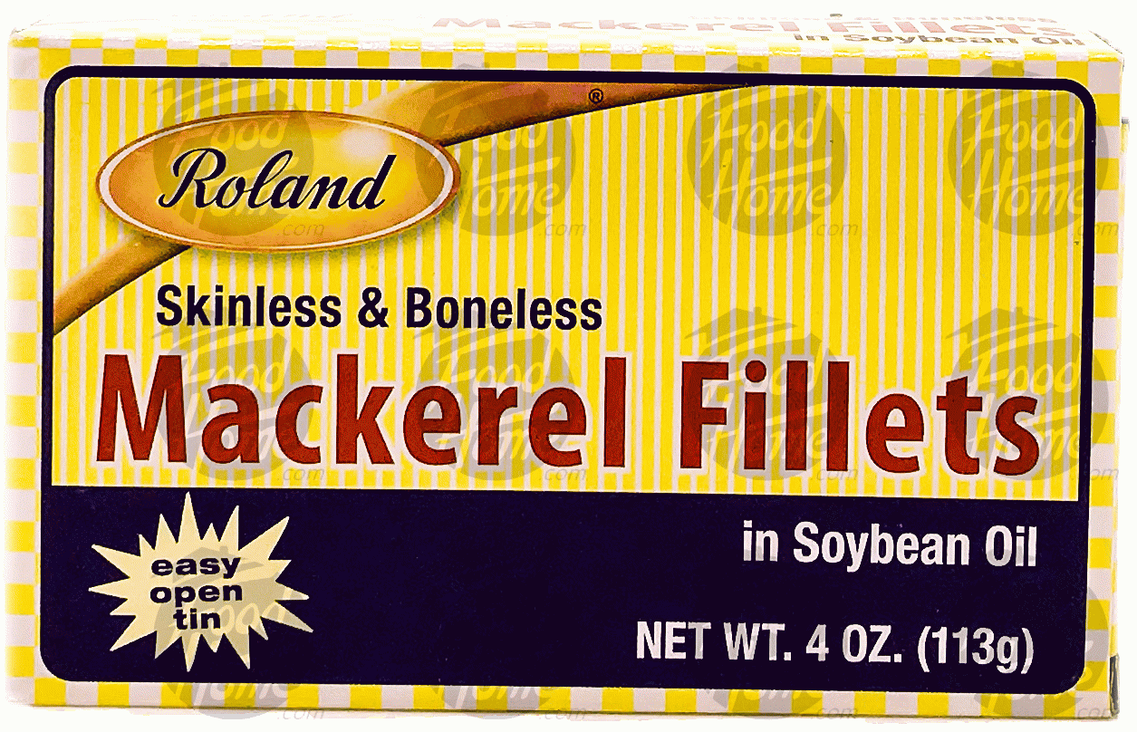 Product Infomation for Roland mackerel fillets