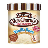 dreyer's slow churned vanilla bean