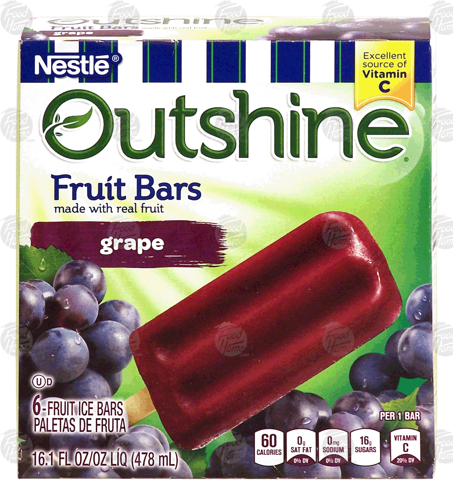 Product Infomation for Nestle Outshine grape