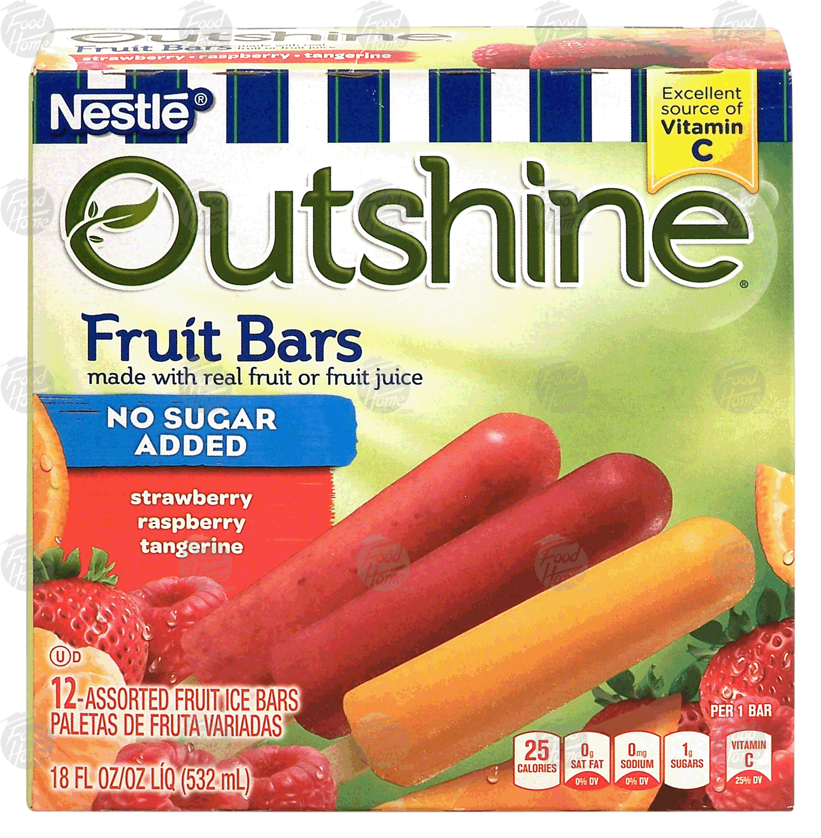 Product Infomation for Nestle Outshine fruit bars