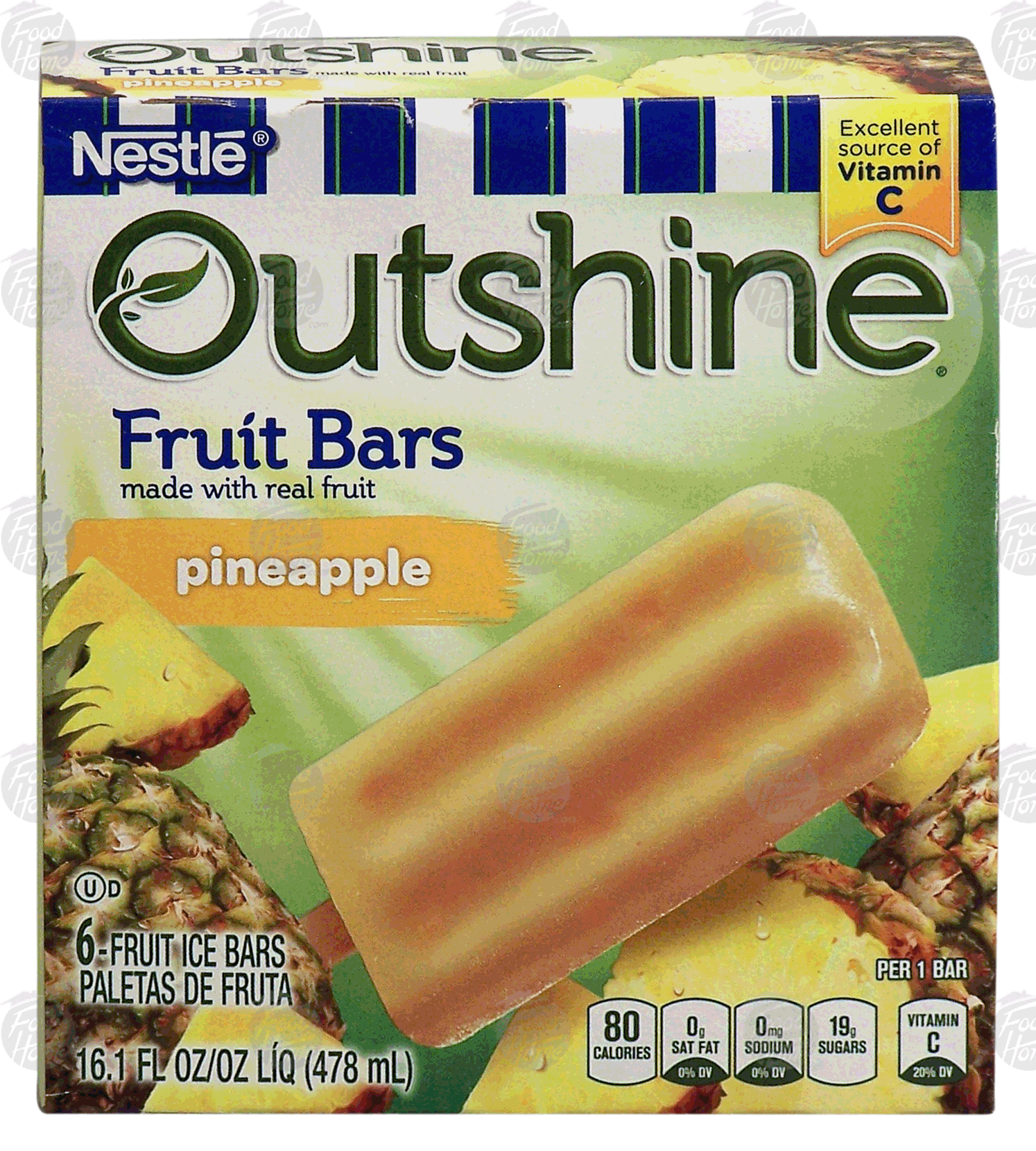 Product Infomation for Nestle Outshine pineapple