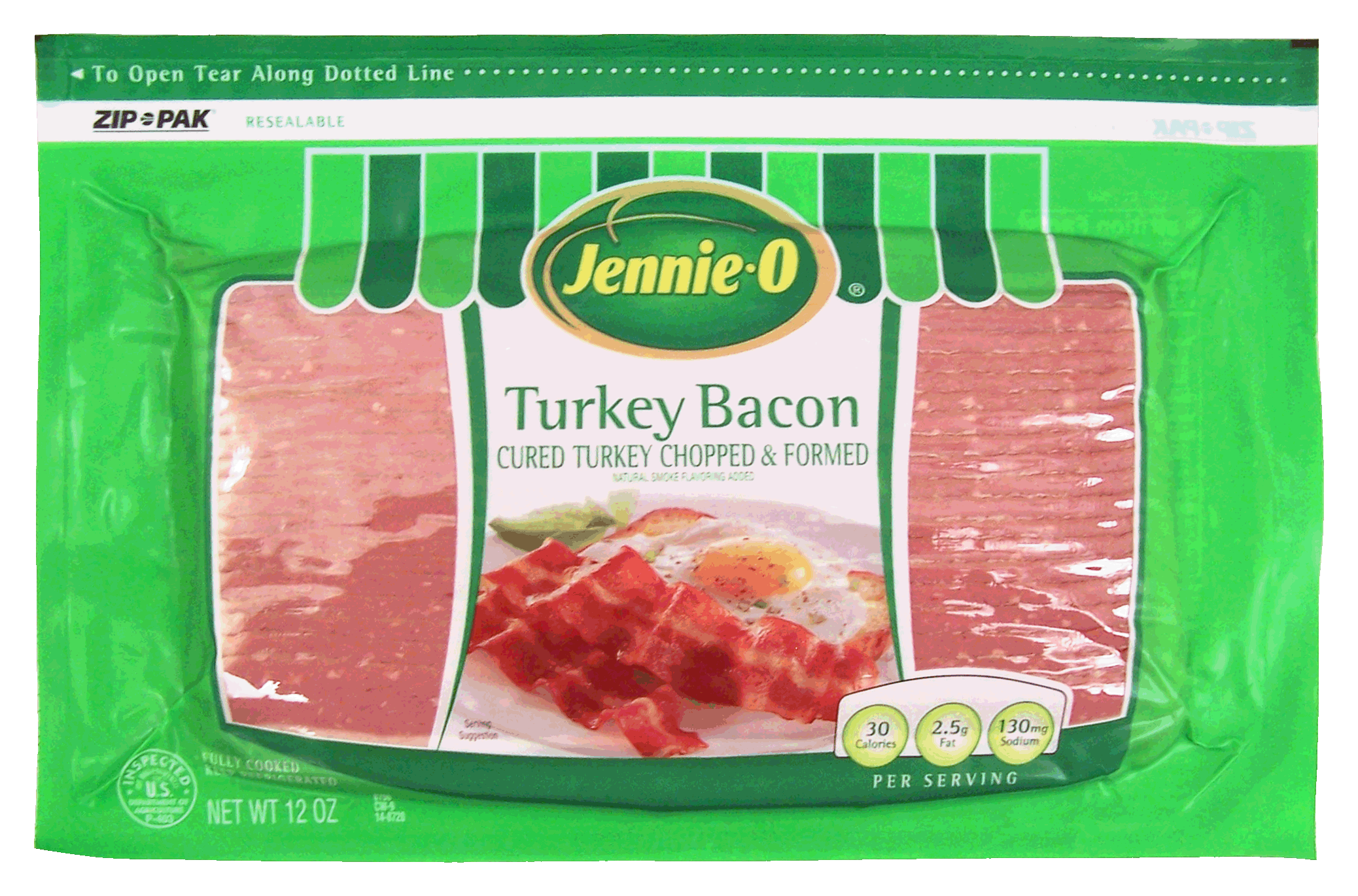 Product Infomation for Jennieo turkey bacon