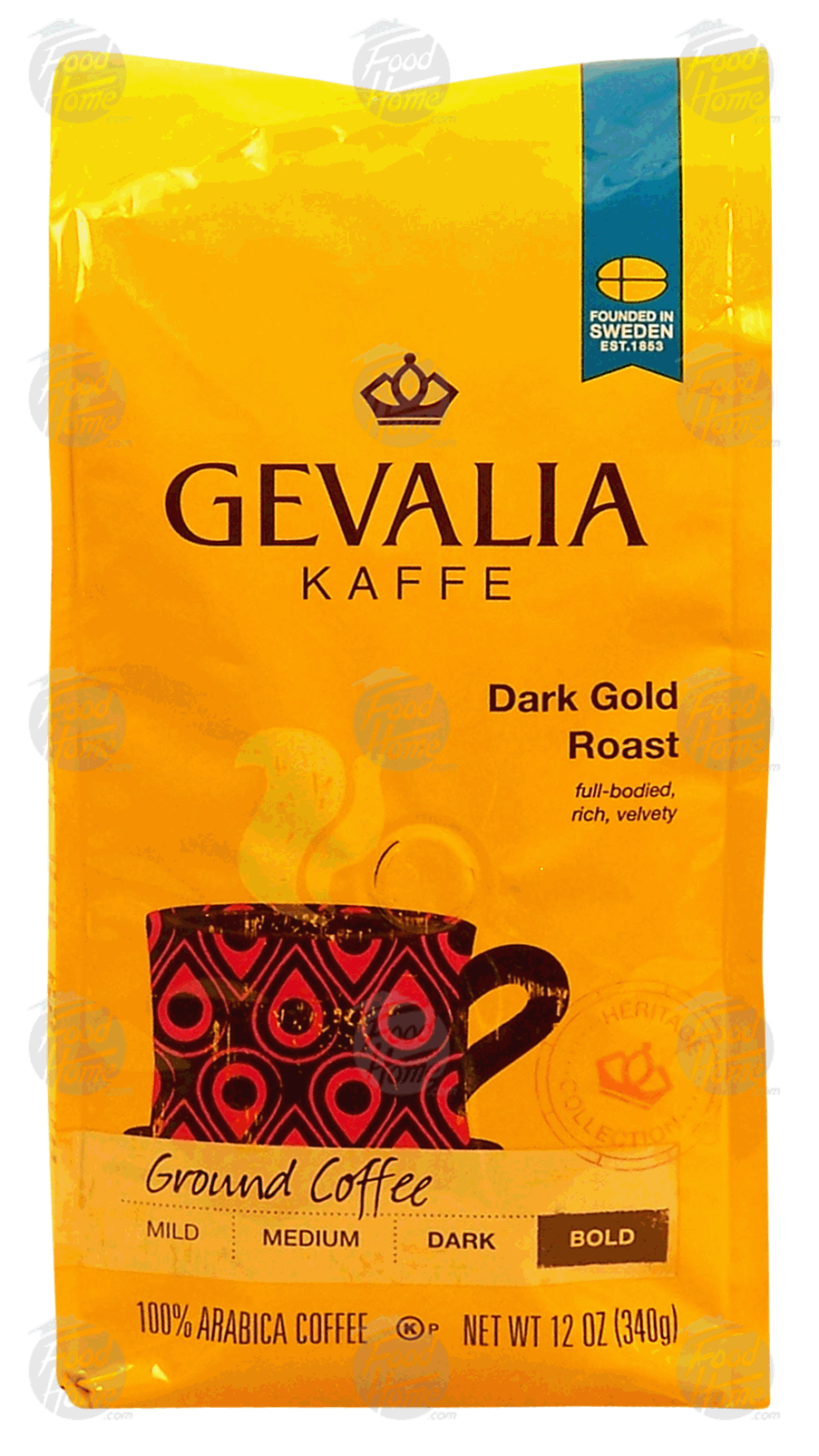 Product Infomation for Gevalia Kaffe dark gold