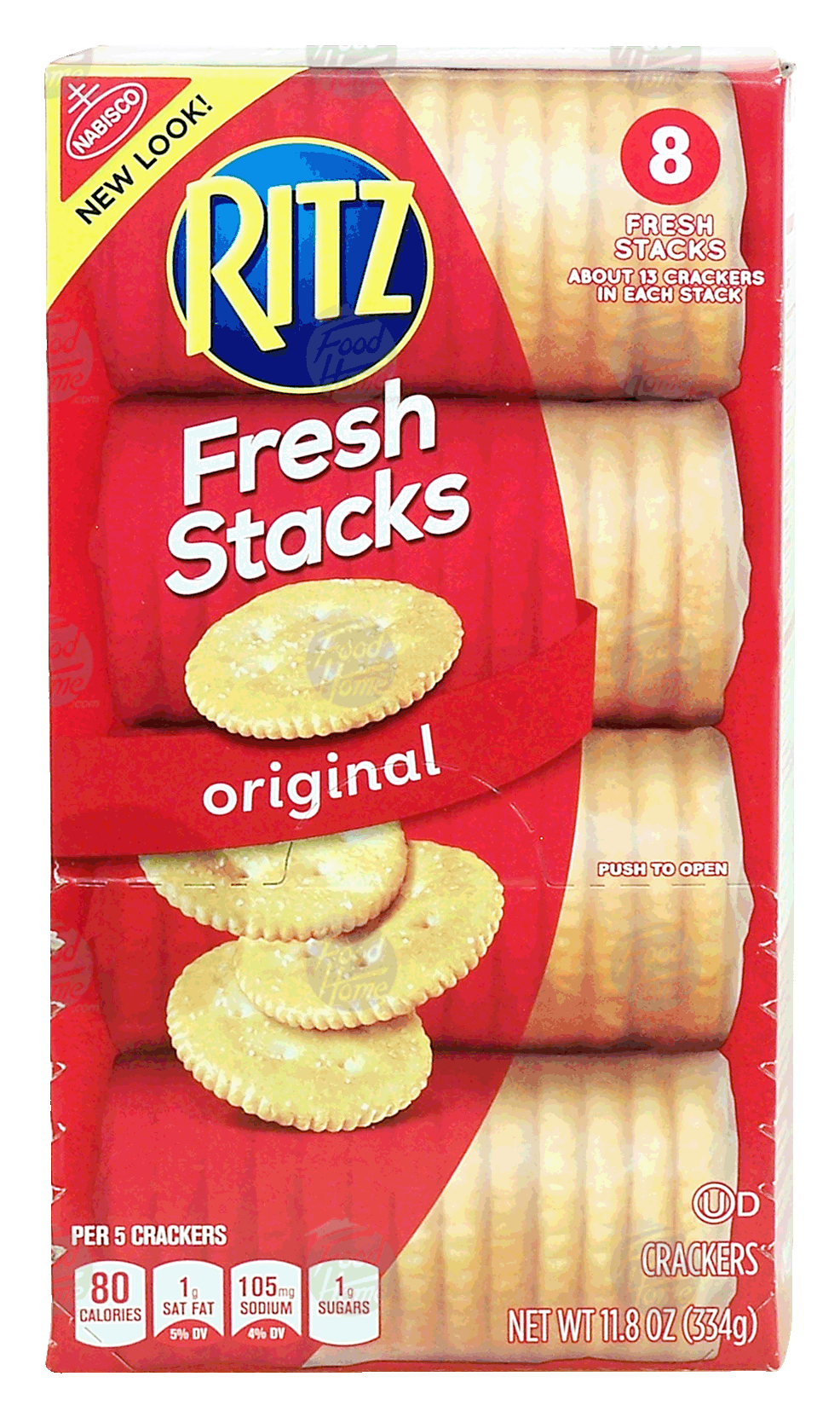 Product Infomation for Nabisco Ritz original, snack crackers, 8 fresh