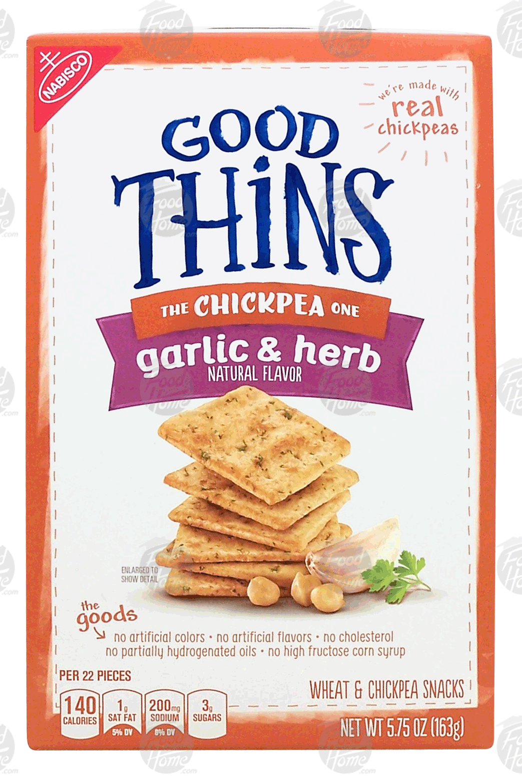 Product Infomation for Nabisco Good Thins garlic